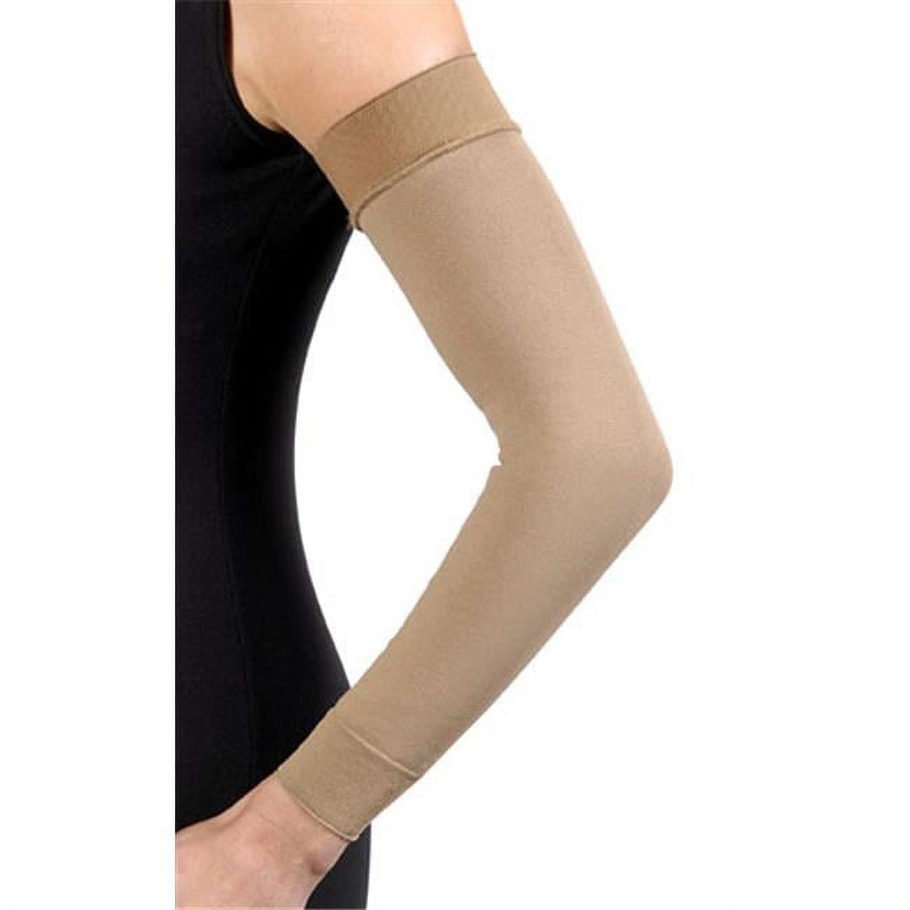 Medi Harmony Lymphedema Arm Sleeve With Gauntlet - 30-40mmHg Compression, X-Wide Caramel Size, For Swelling & Edema - View #2