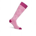thumbnail image 1 of JOBST Casual Pattern Knee High 20-30 mmHg Graduated Compression Socks for Men and Women, Preppy Pink, X-Large Long, 1 of 1