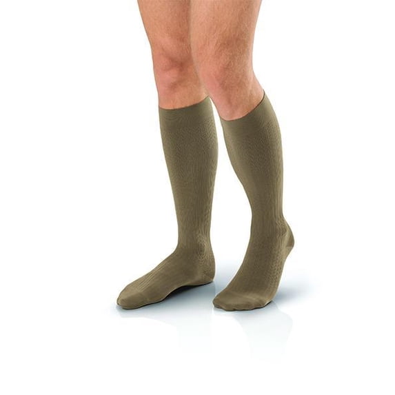 Jobst For Men Ambition 30-40 Knee High Compression Stockings w/Softfit Technology Khaki 1