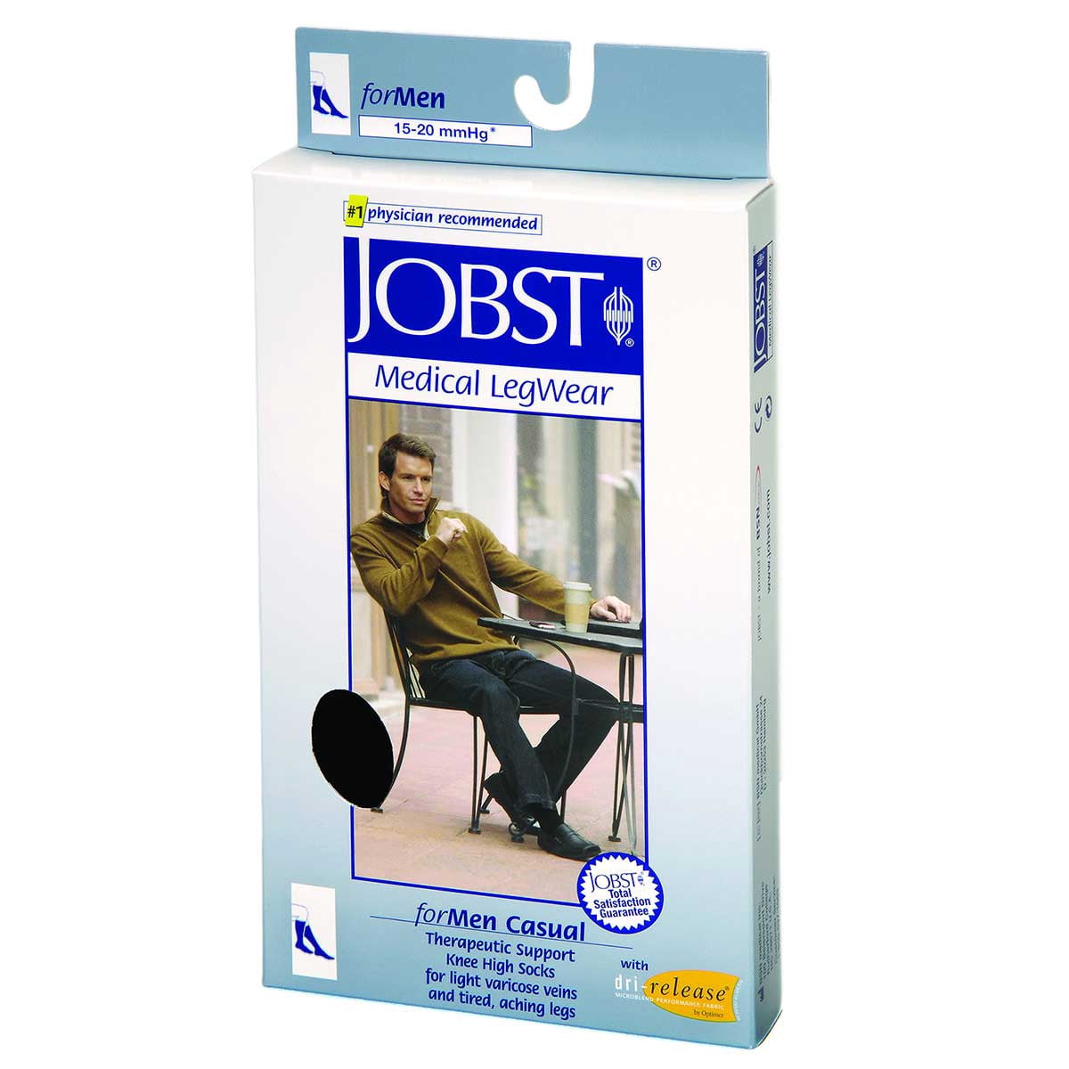 Jobst For Men Casual Compression Knee High 30-40mmHg - Compression...