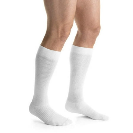 Jobst ActiveWear 15-20 mmHg Knee High Compression Socks White Small