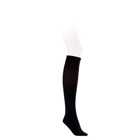 Jobst Opaque 15-20 Closed Toe Knee High Compression Stockings Black Large Petite