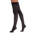 thumbnail image 1 of Jobst Opaque 20-30 mmHg Closed Toe Thigh High Compression Stockings w/Dot Band Anthracite Large, 1 of 8