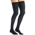 thumbnail image 1 of Jobst Opaque 20-30 mmHg Closed Toe Thigh High Compression Stockings w/Dot Band Anthracite X-Large, 1 of 7
