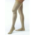 thumbnail image 1 of Jobst Opaque 30-40 Closed Toe Thigh High Compression Stockings w/Dot Band Black Xlarge, 1 of 6