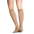 thumbnail image 1 of Jobst Opaque Closed Toe Maternity Knee Highs - 15-20 mmHg Caramel Large, 1 of 4