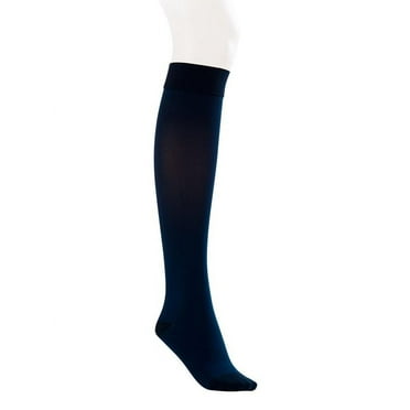 Jobst Opaque SoftFit 15-20 Closed Toe Knee High Compression Stockings Midnight Navy Medium