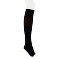 thumbnail image 1 of Jobst Opaque SoftFit 15-20 Open Toe Knee High Compression Stockings Black Large, 1 of 2