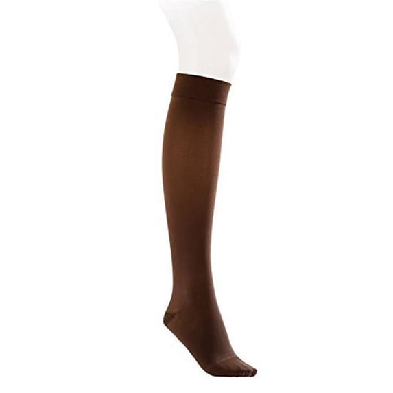 Jobst Opaque SoftFit 30-40 Closed Toe Knee High Compression Stockings Espresso Medium