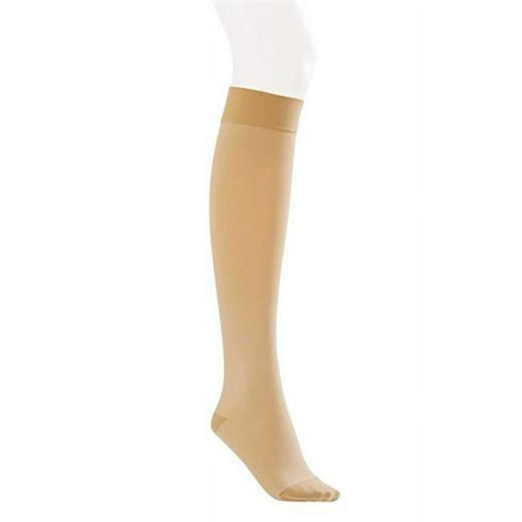 Jobst Opaque SoftFit 30-40 Closed Toe Knee High Compression Stockings Honey Small