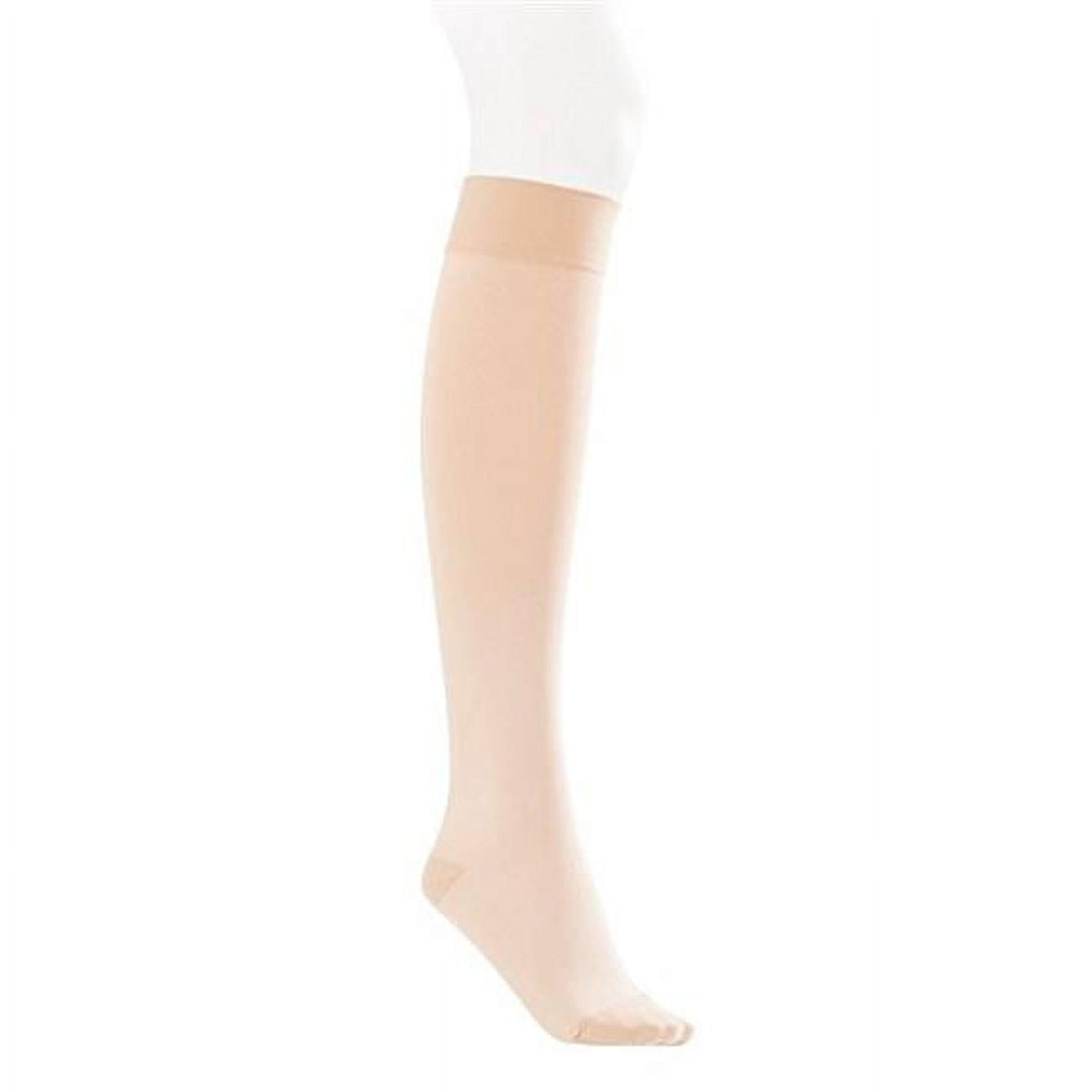 Jobst Opaque SoftFit 30-40 Closed Toe Knee High Compression Stockings Natural Large
