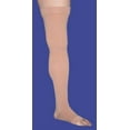 thumbnail image 1 of Jobst Relief Compression Stockings Thigh-High Firm, Closed Toe, Silicone Dot Band, Small, Beige, 1 Pair, 1 of 5