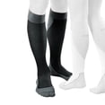 thumbnail image 1 of Jobst Sport 15-20 Knee High Compression Socks Black/Gray Large, 1 of 6