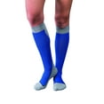 thumbnail image 1 of Jobst Sport 15-20 Knee High Compression Socks Royal Blue/Gray Small, 1 of 5