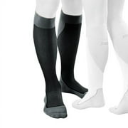 Jobst Sport Knee High Socks  - 15-20 mmHg   Black/Gray Large
