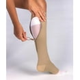 thumbnail image 1 of Jobst Ulcercare 40 mmHg Compression Stocking w/Right Zipper and Liners Beige Medium, 1 of 2