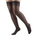 thumbnail image 1 of Jobst UltraSheer 20-30 Closed Toe Thigh High Compression Stockings w/Lace Band Black Large Petite, 1 of 7