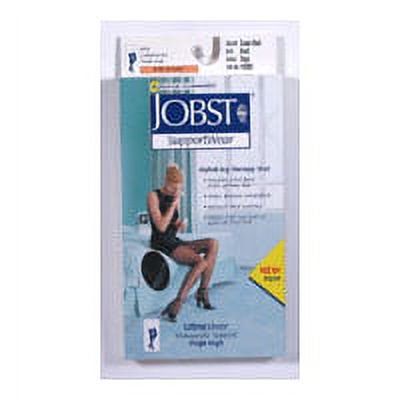 Jobst Ultrasheer Thigh Highs Stockings, 8-15 Mmhg Compression, Silky Beige, Size: Medium - 1 Each, 6 Pack