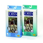 Jobst Unisex ActiveWear Knee High Socks - 15-20 mmHg   White Large