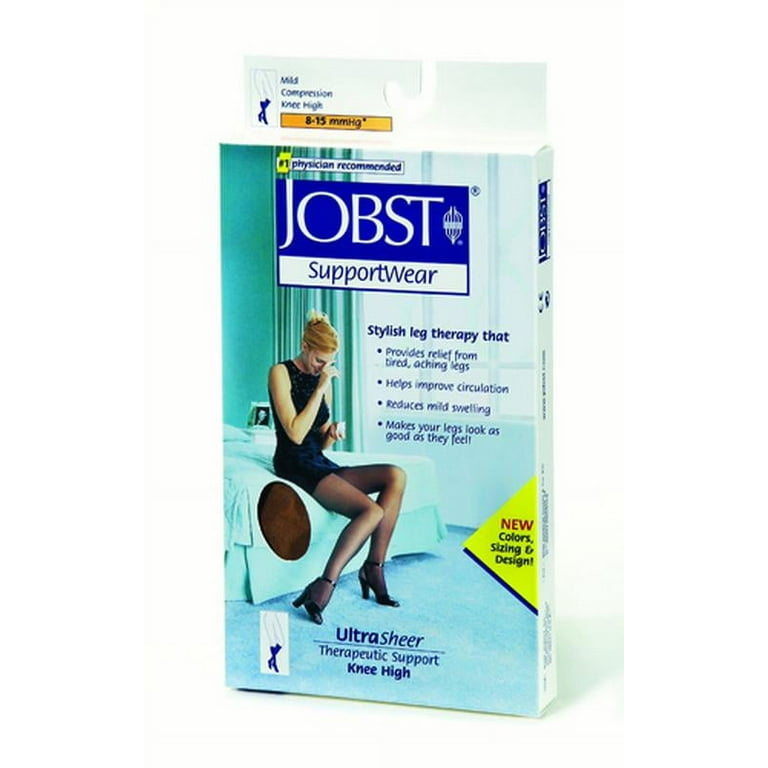 Jobst Ultrasheer Supportwear 8 15 mmHg Knee High Mild Compression Stockings Walmart