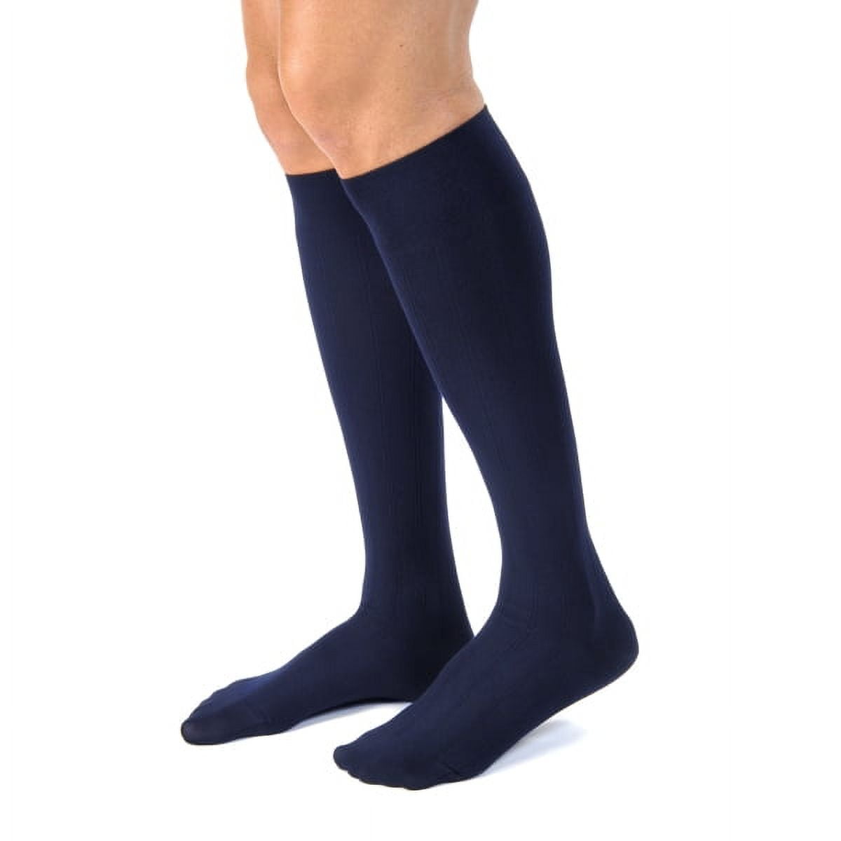 Jobst for Men Casual Closed Toe 20-30 Knee High Compression Socks Navy ...
