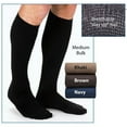 thumbnail image 1 of Jobst for Men Ribbed 15-20 Knee High Compression Socks Khaki Large, 1 of 2
