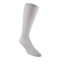 Jobst for Men Ribbed 15-20 Knee High Compression Socks White Medium