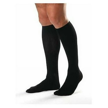 Jobst for Men Ribbed 20-30 Knee High Compression Socks Khaki Medium