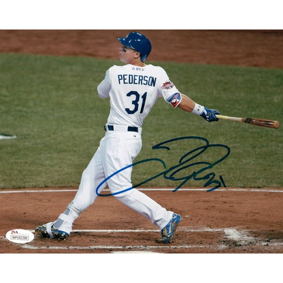 Joc Pederson Signed Autographed 8X10 Photo Dodgers Home Swing JSA WP101390
