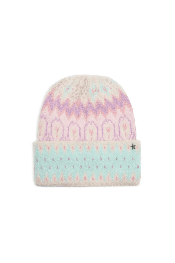 Fair Isle Knit Hat, Pastel Multi, One Size, $65