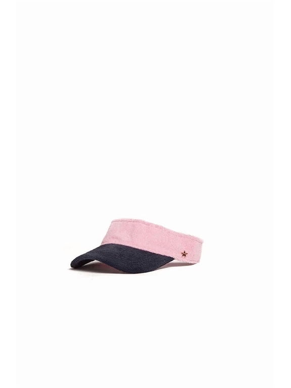 Majorca Color Block French Terry Visor Pink Retail $60