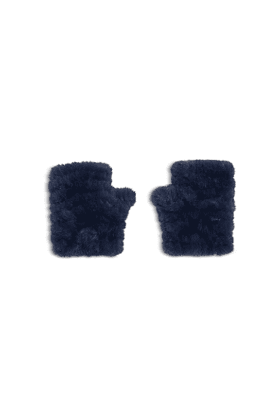 Mandy Faux Fur Fingerless Mittens