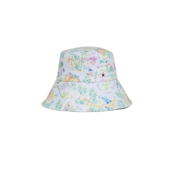 Jocelyn Monaco Reversible Terry Bucket Hat Retail $70 NWT