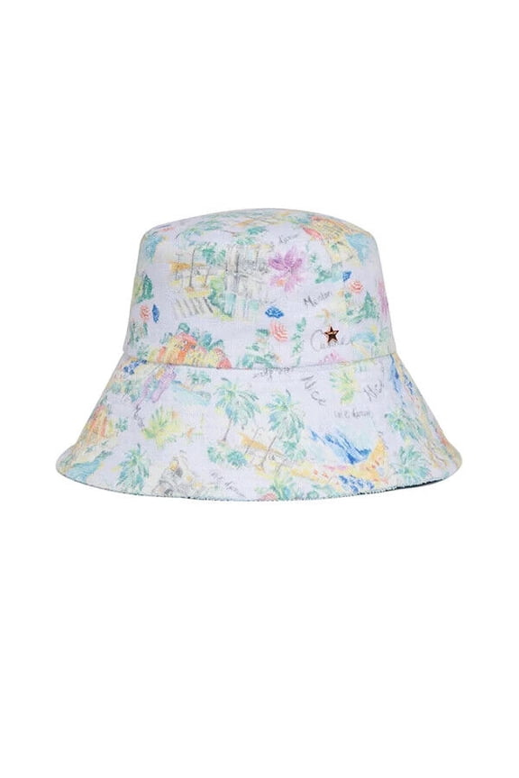 Monaco Reversible Terry Bucket Hat Retail $70 NWT