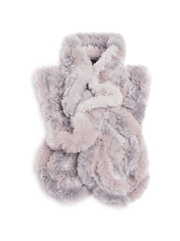 Multi Faux Fur Ruffle Scarf