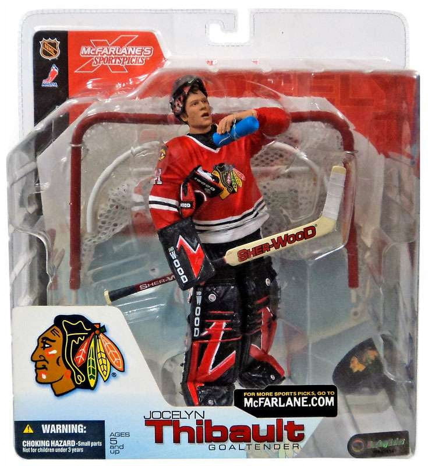 Jocelyn Thibault Action Figure Red Jersey Variant NHL