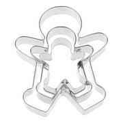 Jocestyle 3pcs DIY Gingerbread Man Biscuit Cookie Mold Fruit Cutter Baking Tools(Boy)