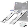 thumbnail image 1 of Jocisland 59.4"x12" Aluminum Trailer Ramps, 6000 lbs Capacity Loading Ramps, Fit for ATV/UTV, Tractor, Trucks, Motorcycles and Lawn Mowers, 2 pcs, 1 of 9