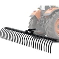 thumbnail image 1 of Jocisland 72" Behind Landscape Rake for Tractor, Tow Dethatcher Rake with 29 Steel Coil Tines and 2" Receiver, Fit for 3-point Suspension Systems, 1 of 9