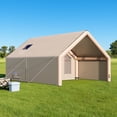 thumbnail image 1 of Jocisland 9.48x13.05 ft Inflatable Tent for Camping, Large Blow Up Tent, Waterproof Oxford Outdoor Cabin, Ideal for Emergency Shelter, Glamping, 1 of 9