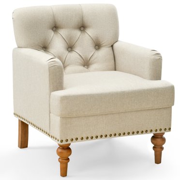 UBesGoo Modern Mid Century Accent Chair Living Room Single Sofa Cafe