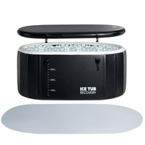 Jocisland Inflatable Cold Plunge Tub for Athletes, Ice Bath Tub with Insulated Lid Non-Slip Mat, Water Chiller Compatible, Portable for Outdoor & Indoor Recovery, 150 Gal, 59"L x 32"W x 28"H