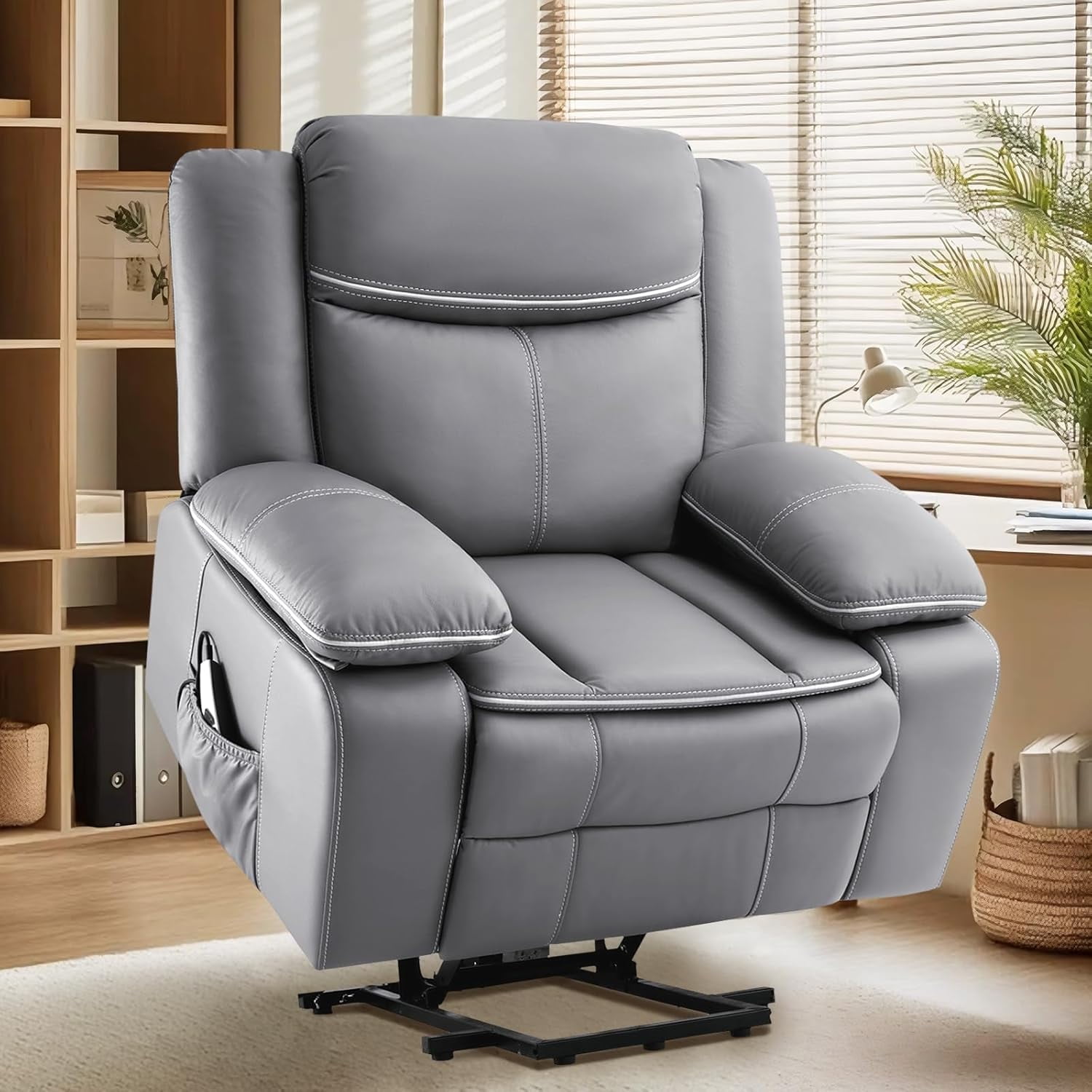 MERLUXY Oversized Power Lift Recliner Chairs for Elderly with USB