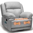 Jocisland Oversized Adult Recliner Chair,Swivel Rocking Massage