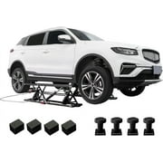 Jocisland Portable Car Lift, Capable of Lifting 5000 LBS Quick Jack with a Maximum Height of 26", Car Lifts for Shop and Home Garage, Black