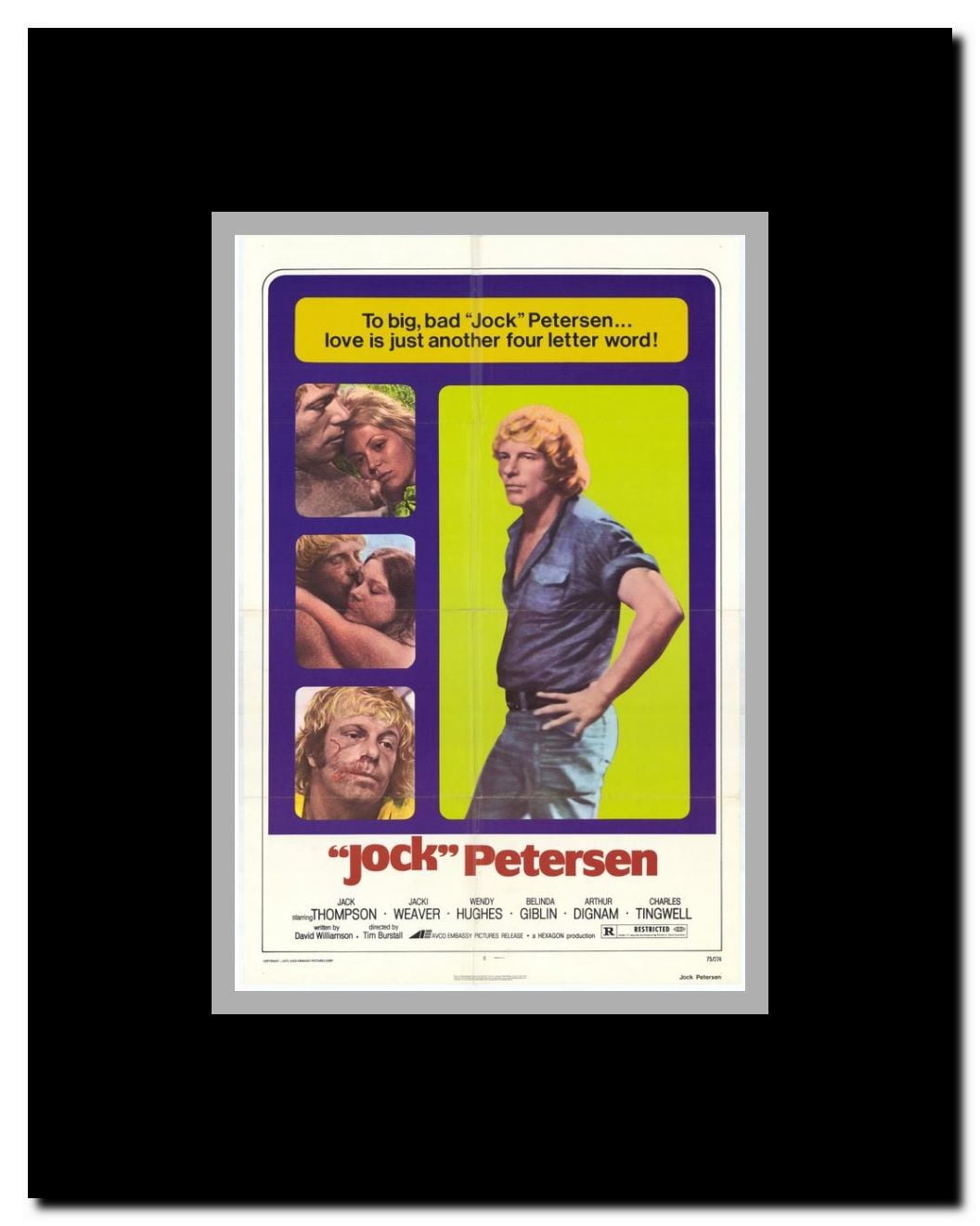 Jock Peterson Framed Movie Poster