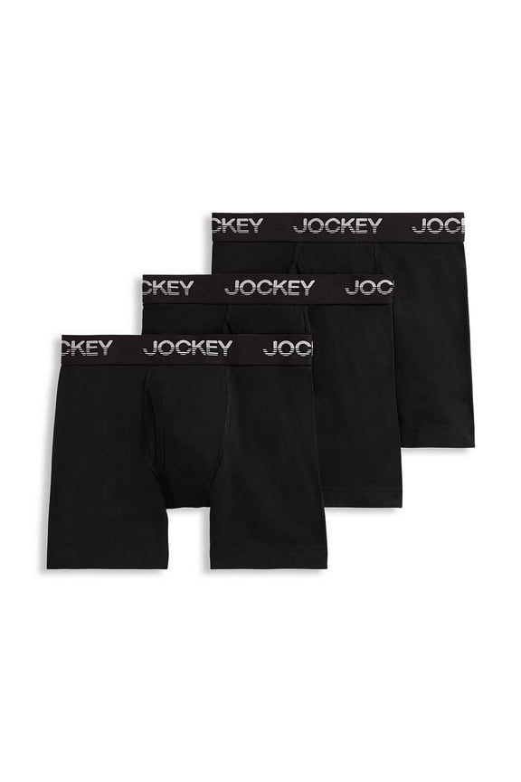 Boys' Cotton Stretch Boxer Brief - 3 Pack