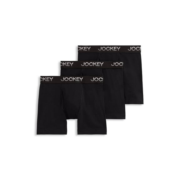 Jockey Boys' Cotton Stretch Boxer Brief - 3 Pack