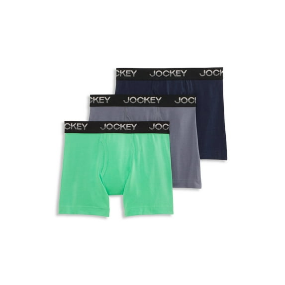 Jockey Boys' Cotton Stretch Boxer Brief - 3 Pack