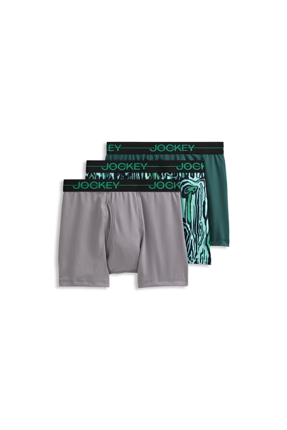 Boys' Microfiber Stretch Boxer Brief - 3 Pack